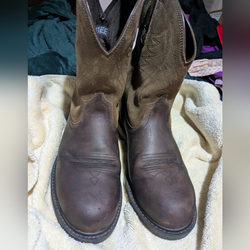 Ariat Steel Toe Work Boots 11EE ASTM F2413-17 Dark Brown